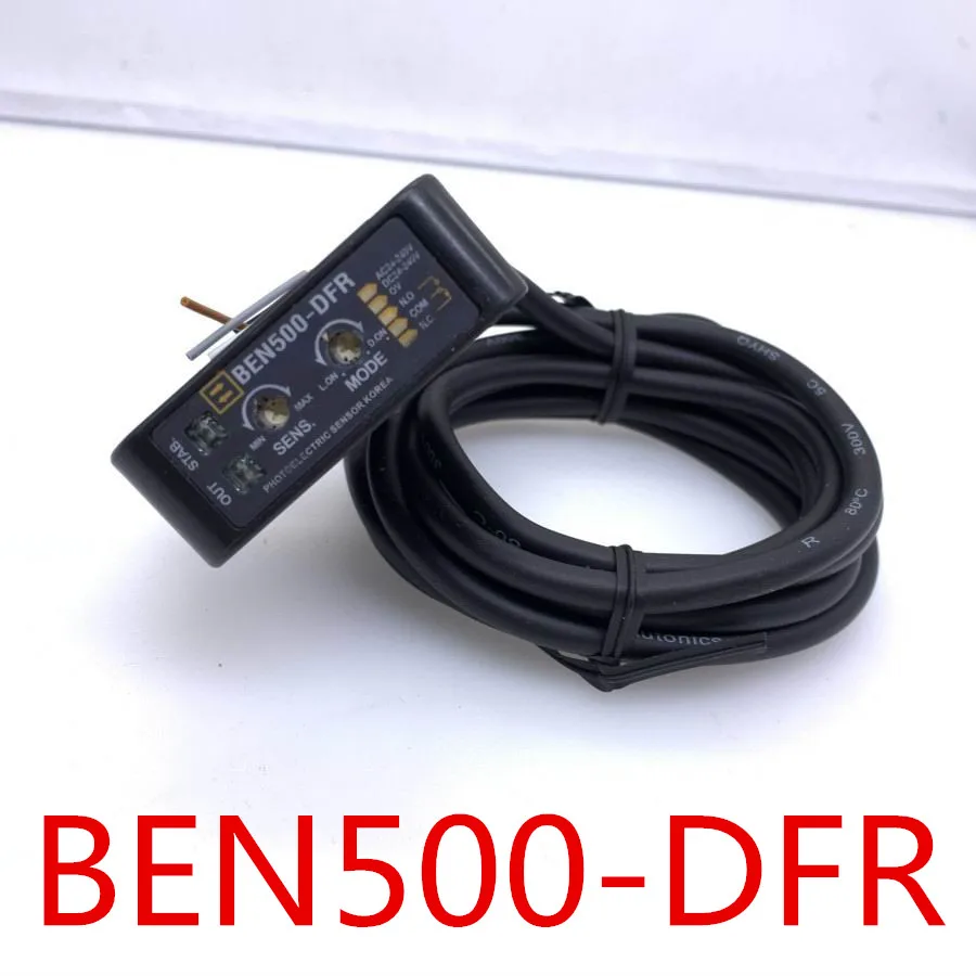 

BEN500-DFR AC/DC Diffuse Reflective Photoelectric Switch Sensor Sensing Distance 500mm New High-Quality