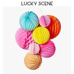 25cm Honeycomb Paper Flower Ball for Children Celebrate Wedding and Photography Party S00060