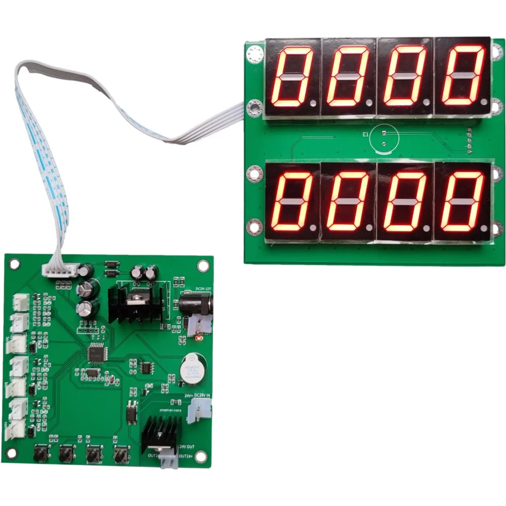 Coin Changer Bill to Coin Control Board PCB Coin Operated Sensor Signals Control Board for Coin Changer Water Selling Machine