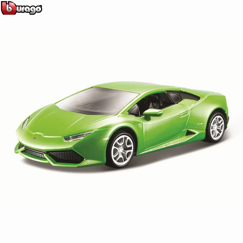 

Bburago 1:32 Lamborghini Huracan LP610 simulation alloy car model plexiglass dustproof display base package Collecting gifts