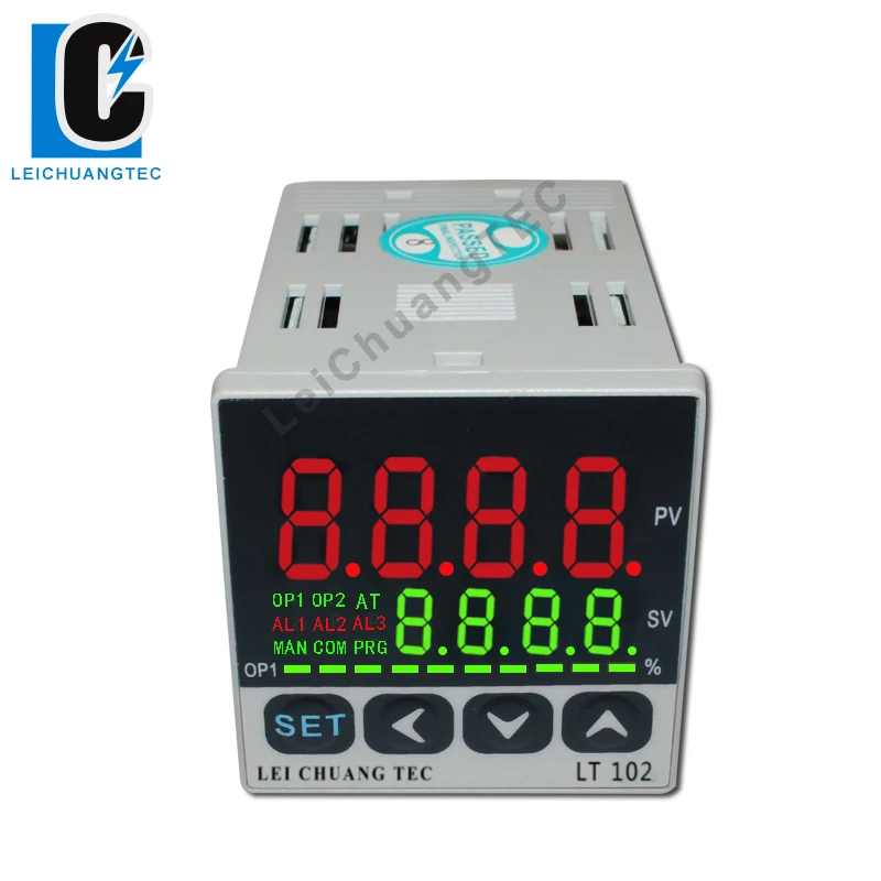 0-10V input LED display PID Temperature controller 48x48mm, SSR/Relay/4-20mA/0-10V output