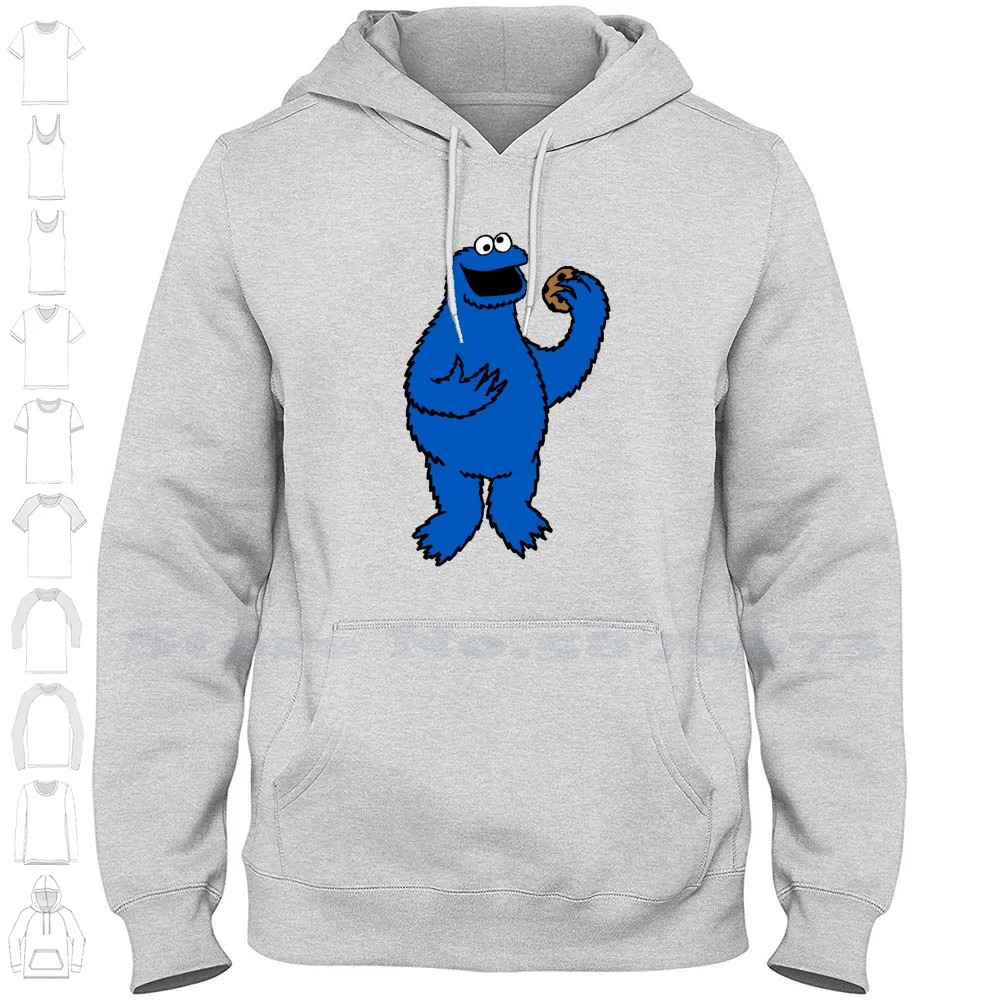 Still Not The Veggie Monster Long Sleeve Hoodie Sweatshirt Cookie Monster