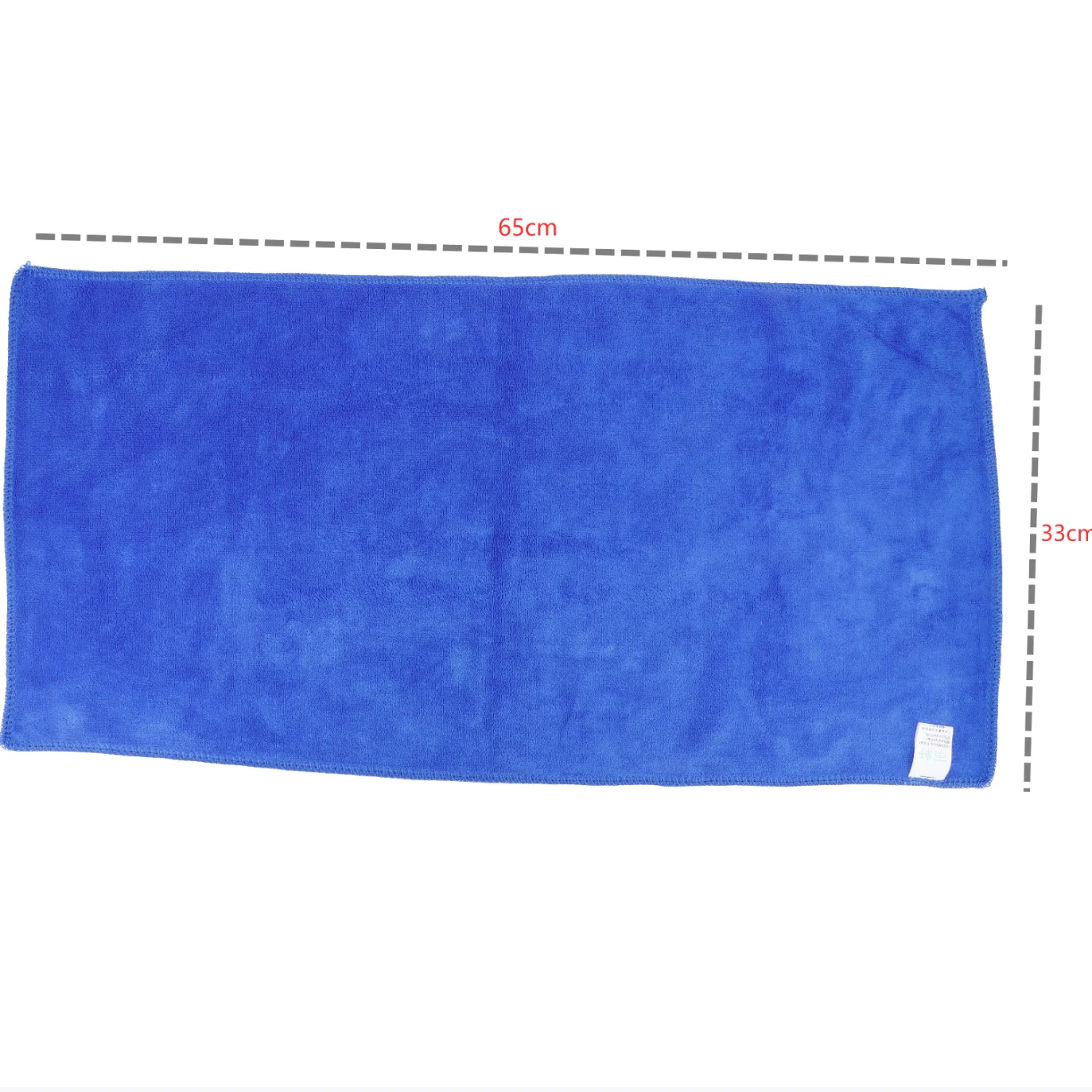 Microfiber car wash extra-thick towel special large thick cleaning car absorbent towel lint 65 * 33cm