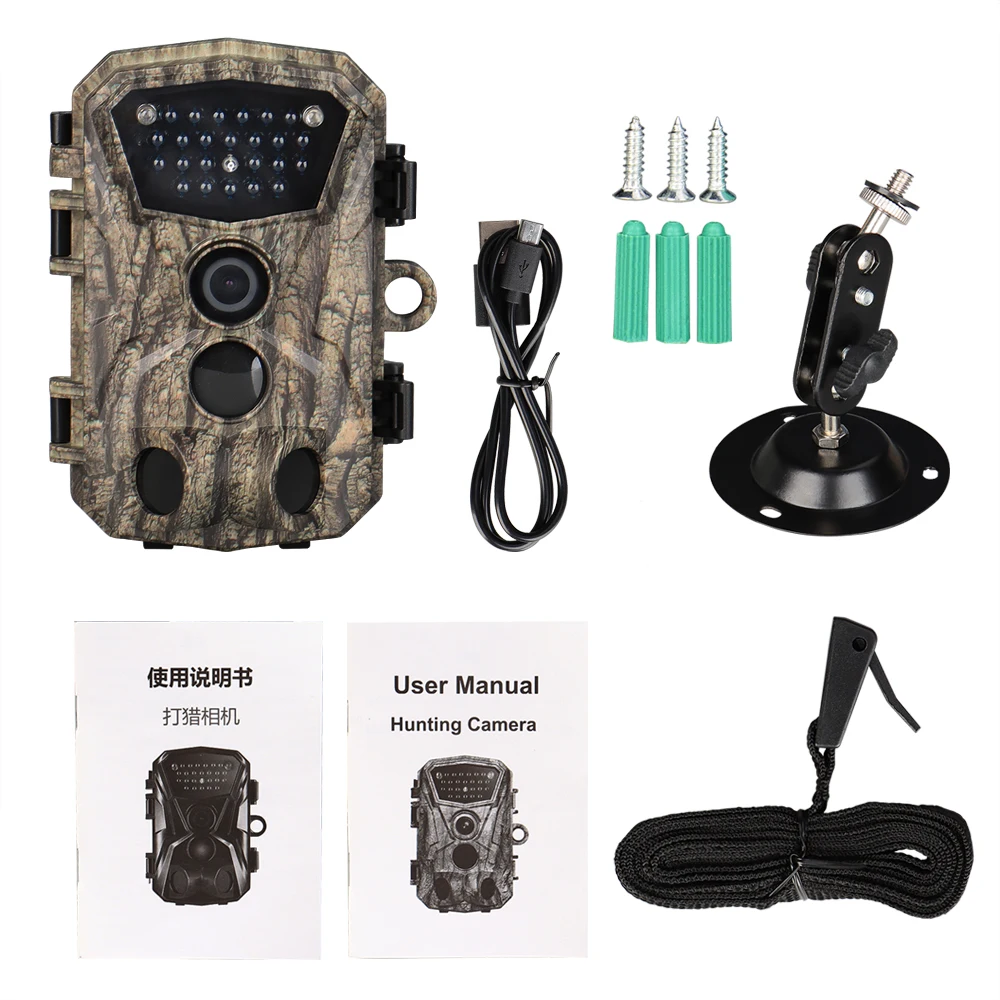 

Wildlife Camera Digital Trail Camera Photo Traps Camera Waterproof IPX6 Capture Wildlife Photo for Hunting Outdoor OS37-0038