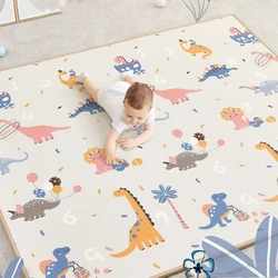 200*180cm*1cm Foldable Cartoon Baby Play Mat Xpe Puzzle Children's Mat High Quality Baby Climbing Pad Kids Rug Baby Games Mats