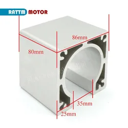 Nema 34 Aluminium alloy Stepper Motor Mounting Holder Support fixture hollow design