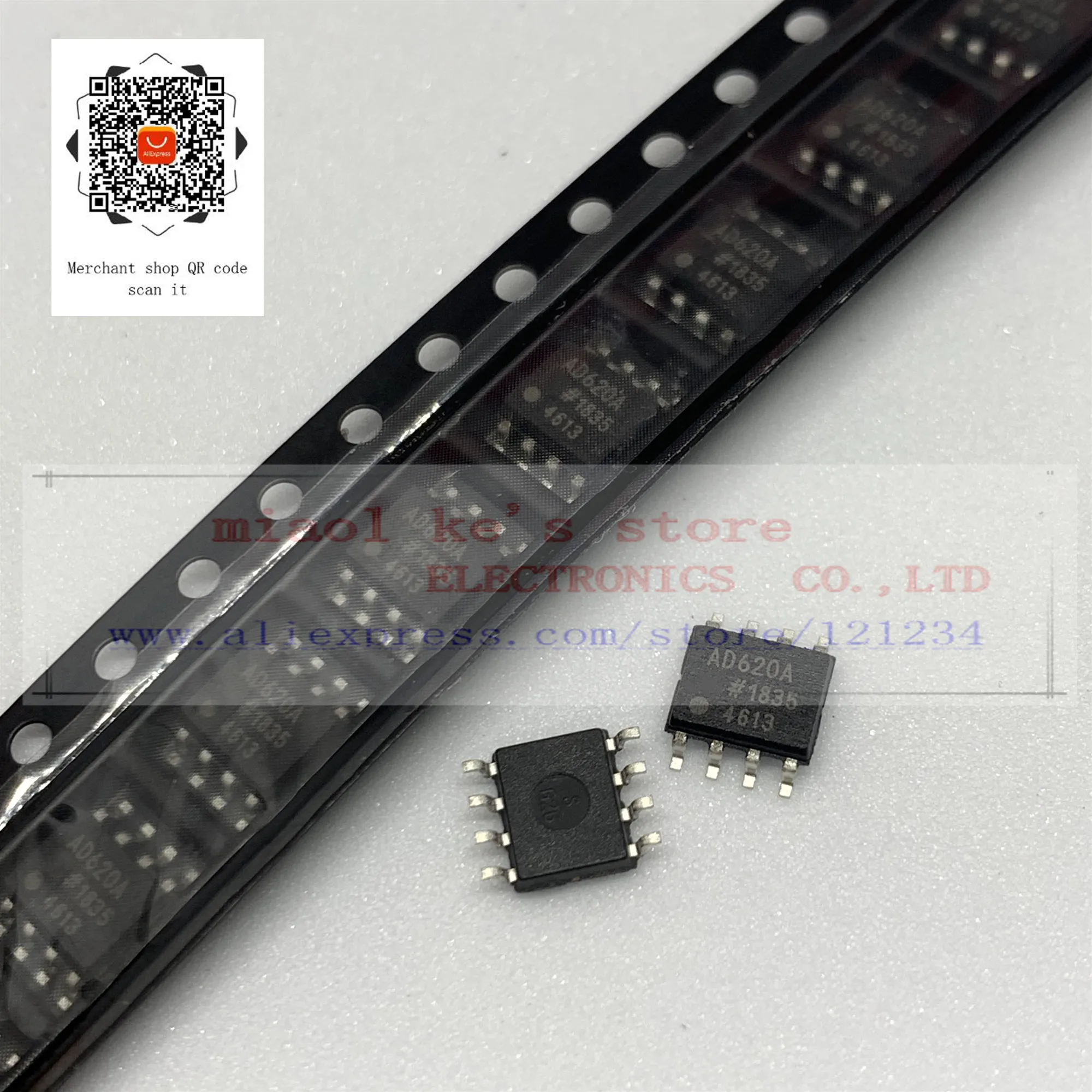 [ 5pcs/1lot ]100%New original; AD620ARZ-REEL7 AD620ARZ AD620AR AD620A AD620  - IC INST AMP 1 CIRCUIT 8SOIC