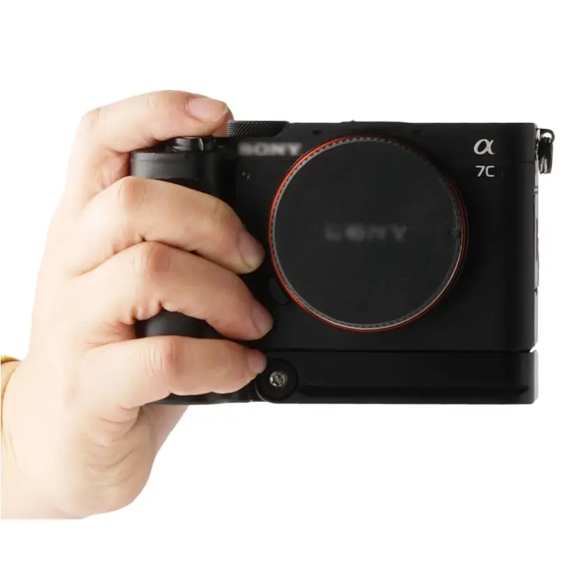 Imagem -05 - Wepoto A7c Handgrip Placa de Liberação Rápida l Suporte Compatível com Câmera Sony A7c Gp-a7c