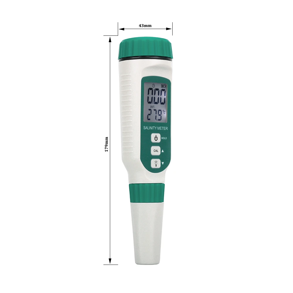 Digital Salinity Meter Tester Pen Food Beverages Salt Content Water Quality Test Aquarium Seawater Meter Measurement Salinometer