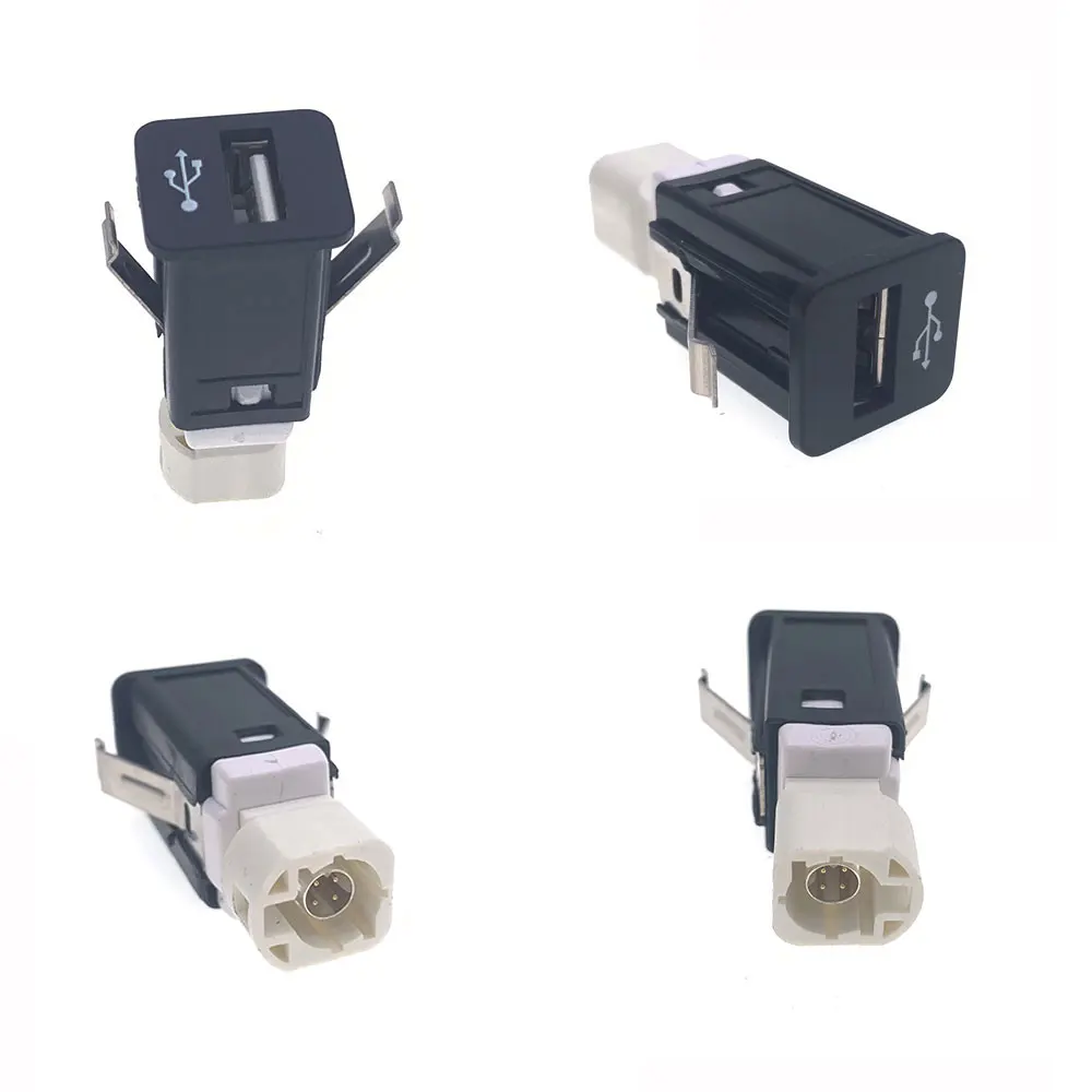 Panneau d'adaptateur de câble de port de commutateur USB, prise d'extension d'autoradio CD, 4 broches, BMW E70, E71, E82, E90, E91, E92, E93, F10, pièces n ° 9237656