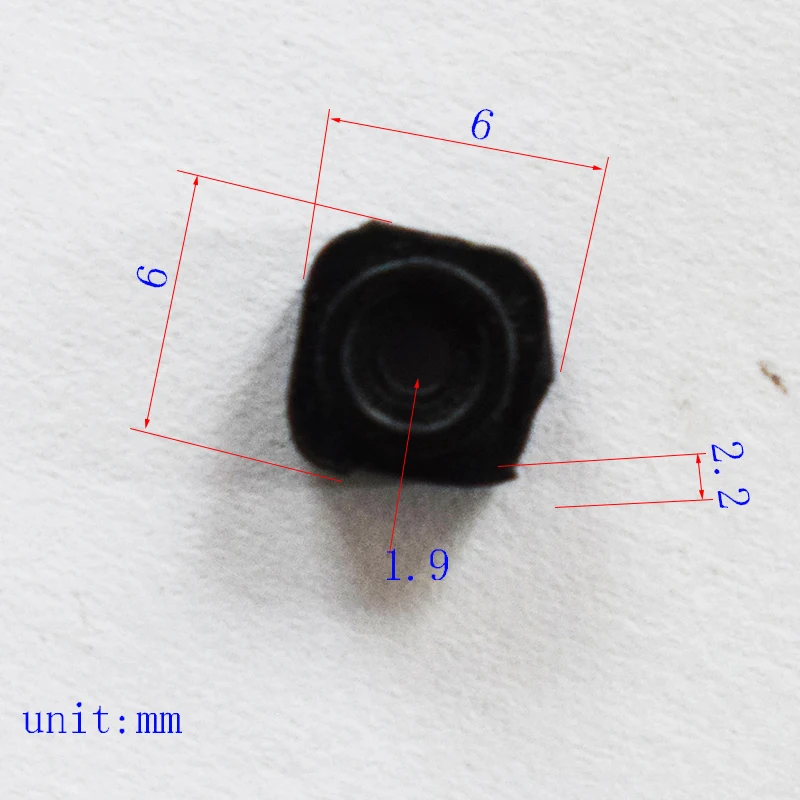 100/1000pcs 6x6mm black motor rubber gasket sealing ring dron rc car plane robot kids toys for boys diy baby accessories