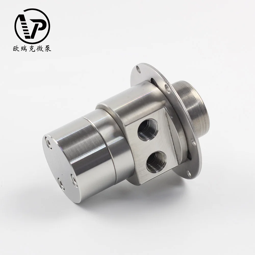 Static Sealing Material Ptfe Magnetic drive Gear Pump Head stainless food grade