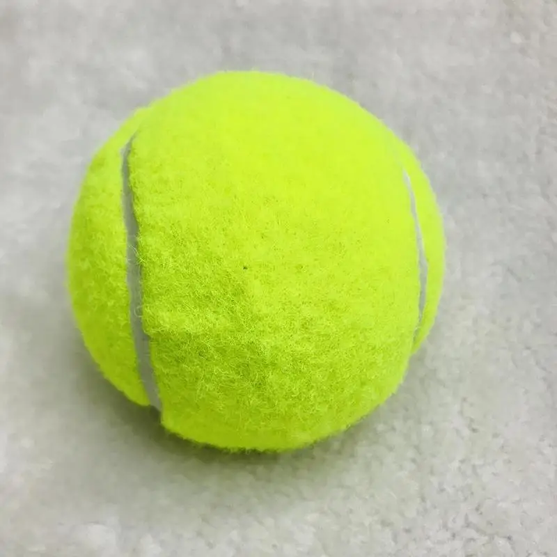 1pc Professional Rubber Tennis Ball High Resilience Ball Tennis Club Competition Exercises Practice For School Training