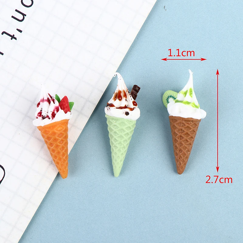 1PC creativo nuova casa delle bambole in miniatura cucina accessori per alimenti simulazione modello di gelato per la casa delle bambole Decor giocattoli per bambini regalo