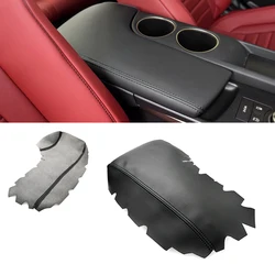 RHD For Lexus IS250 IS350 2014 2015 2016 2017 Microfiber Leather Interior Center Console Armrest Box Pad Cover Trim Bench Seat