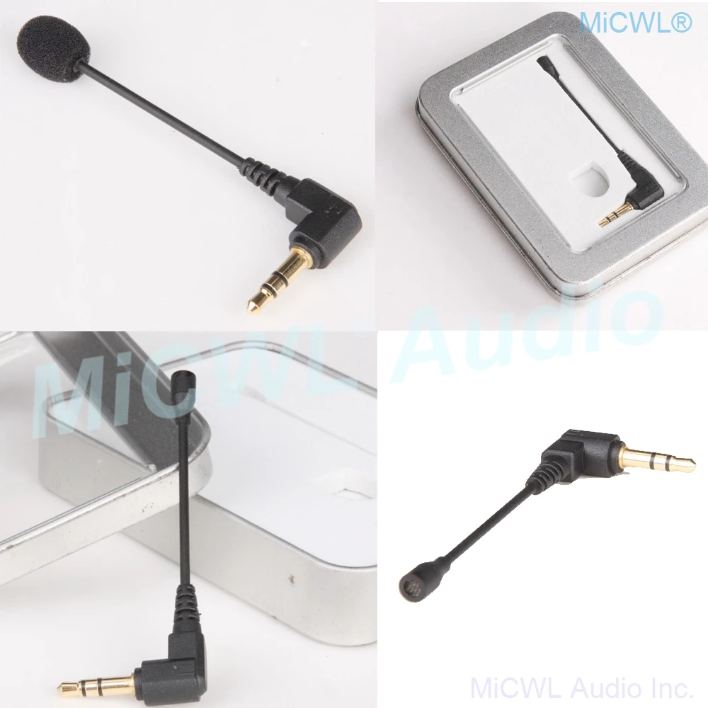 

Tiny External Microphone Mic Mike For Laptops PC 3.5 stereo Jack Plug Aluminum Case