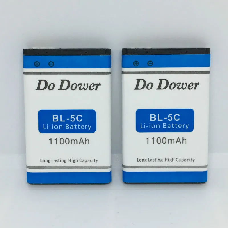 Original Do Dower BL-5C Battery for Nokia 1000 1010 1100 1108 1110 1111 1112 1116 BATTERY BL5C BL-5CA BL-5CB BL 5C