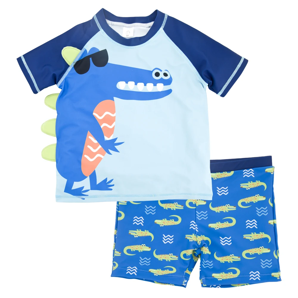 

Honeyzone Child Boy Surfing Suit Costumi Da Bagno Bambina Baby Boy Swimwear Maillot De Bain Fille Cartoon Crocodile Swimsuit