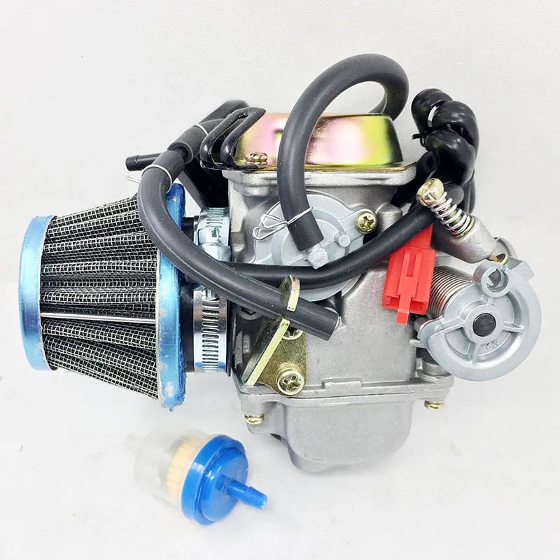 

1pc 100% Brand New Carburetor Carb W/Filter For Gy6 150cc Scooter Roketa SUNL Go-Kart GY6 PD24 Fits for most brands