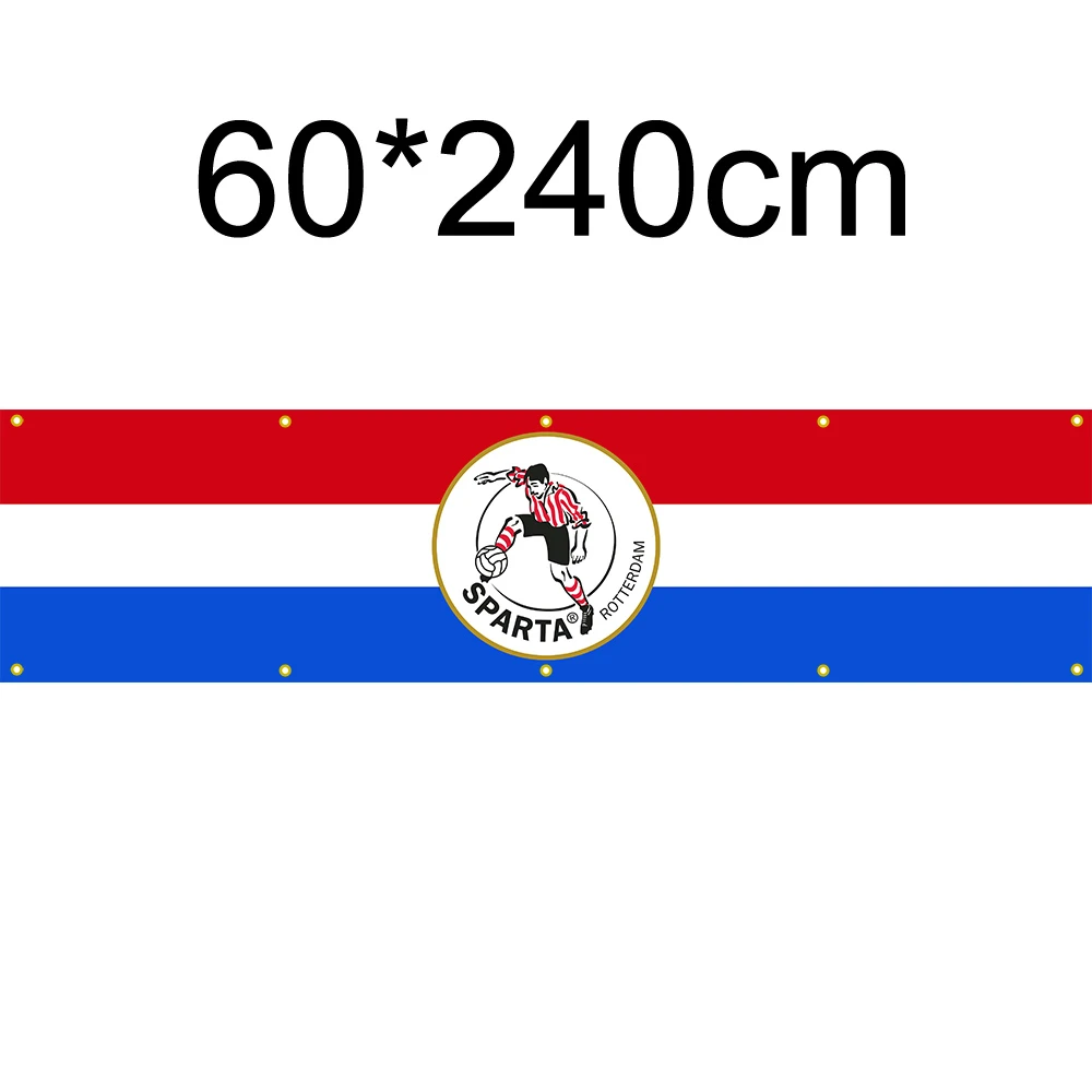 Holland Sparta Rotterdam Flag 60x240cm Decoration Banner for Home and Garden