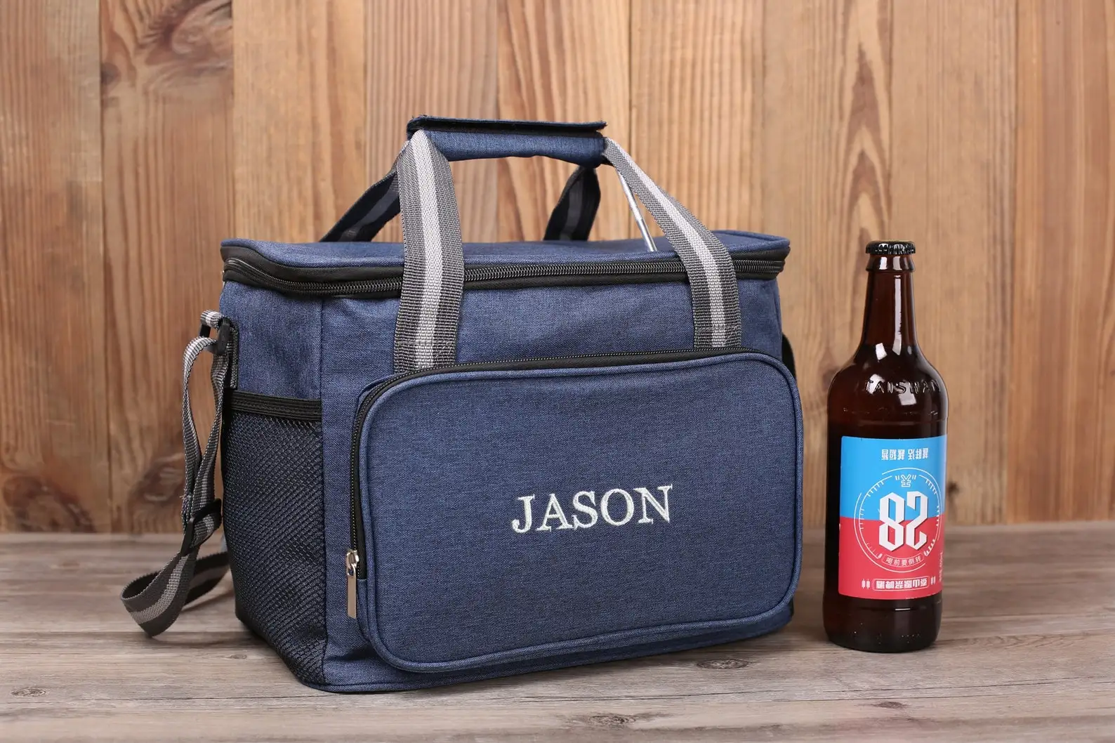 Personalisierte Vatertag Geschenke Bier Kühltasche Isolierte Mittagessen Tasche Monogramm Outdoor Picknick Tasche Groomsmen Party Kühltasche