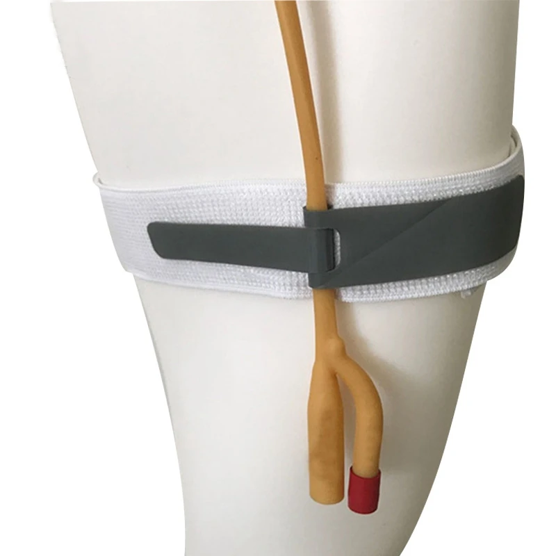 2Pcs Catheter Fixator Elastic Comfortable External Durable Urine Bag Leg Holder Strap Wrap Leg Holder