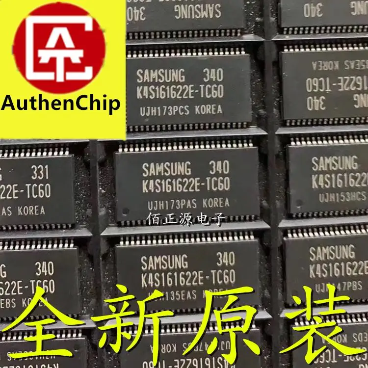 Chip de memoria 100%, original, nuevo, K4S161622E-TC60, K4S161622E, TSSOP, 10 Uds.