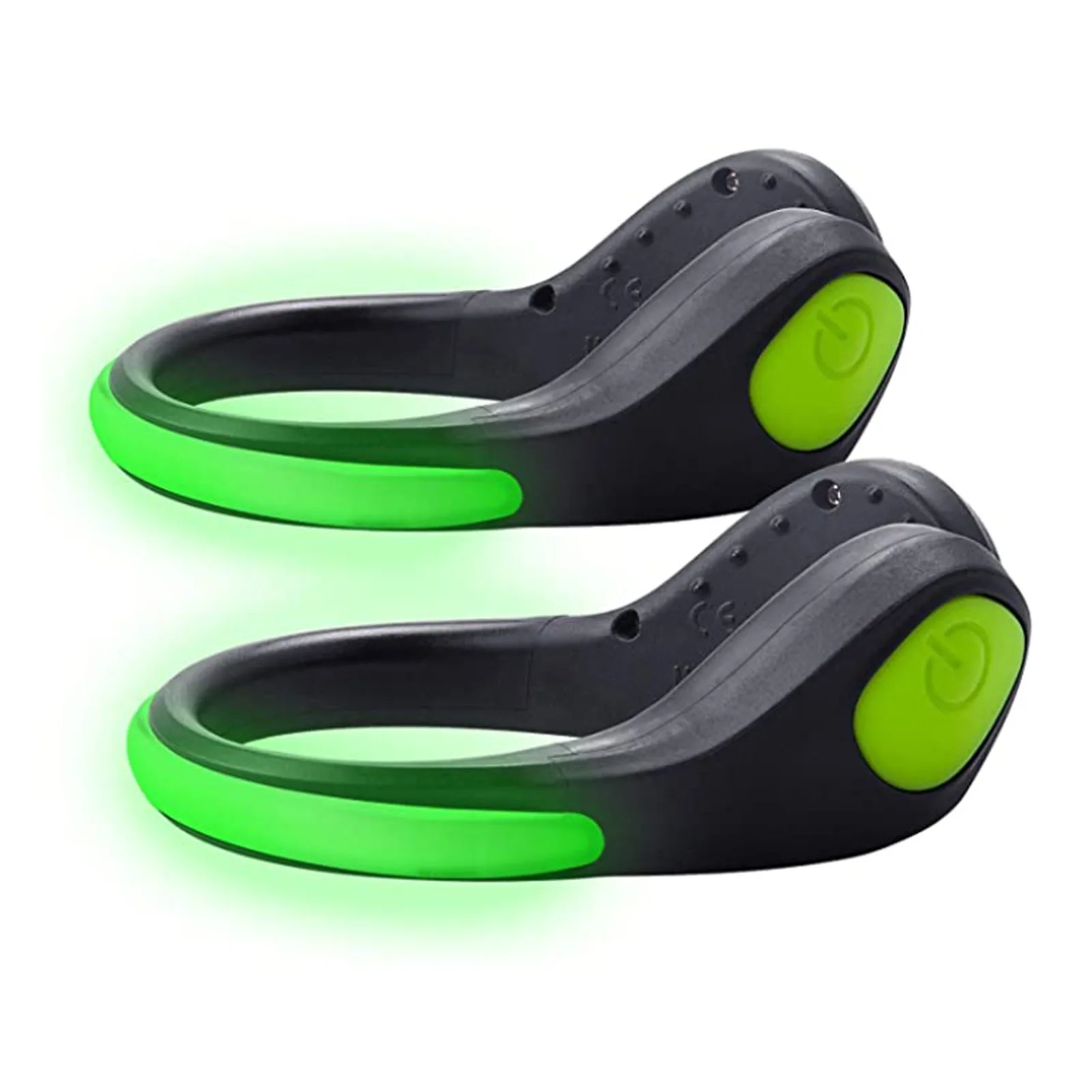 LED Shoe Clip Light Rainproof Flashing Lamp Safety Warning Light for Outdoor Sports Night Running Walking Cycling Luminous Clip