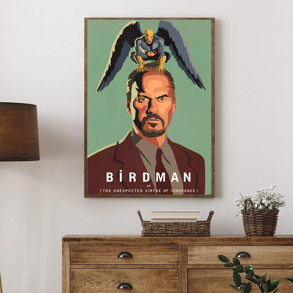 Birdman Or The Unexpected Virtue Of Ignorance Movie Poster Home Wall Painting Decoration (No Frame)