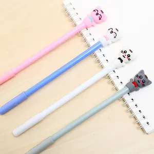 Creative kitten gel pen cute stationery cartoon kitten water pen office supplies signature pen school student supplies