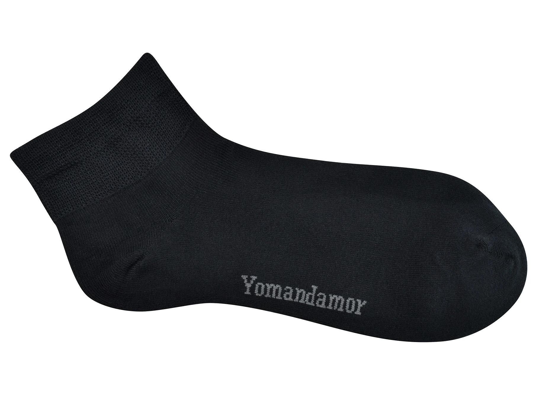 Men socks 5 Pairs Bamboo Non-binding Flat-Knit Ankle Diabetic/Dress socks with Seamless Toe(Big and tall available)