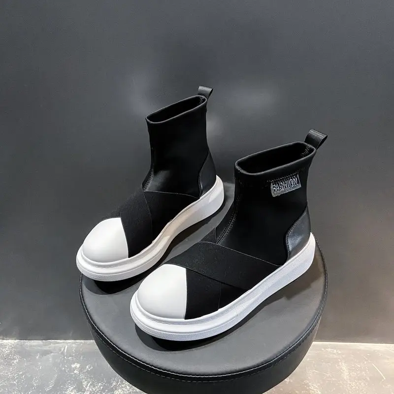 Spring Autumn Women Shoes New High Top Comfortable Lightweight Flats Women Casual Sneakers Platform Woman Footwear