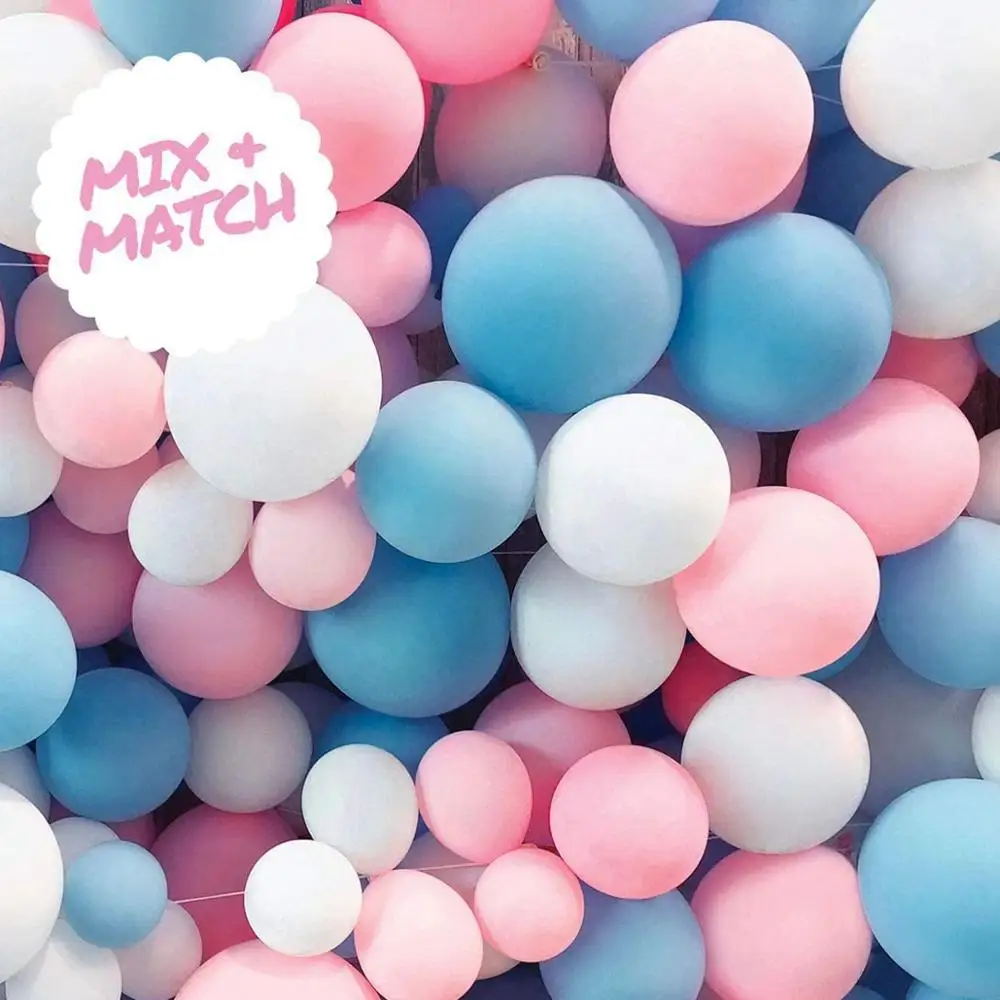 HUIRAN 10/20 قطعة الوردي الأزرق الأرجواني بالونات اللاتكس حفلة عيد ميلاد زينة الكبار الزفاف ديكور الهيليوم Globos استحمام الطفل بالون