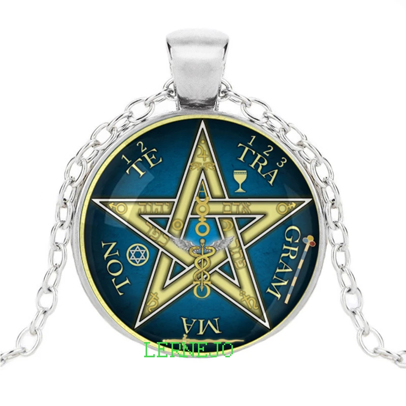 Tetragrammaton Amulet Necklace Hebrew Bible Four Letters Name For God HaShem Pendant YHWH Blessed Lord Shem Hameforash Jewelry