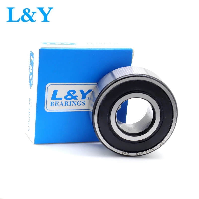 2pcs high speed bearing 5206 5207 5208 5209 5210 -2RS RS 2RS double row angular contact ball bearings