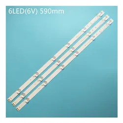 100%new LED backlight strip 6 lamp for  32