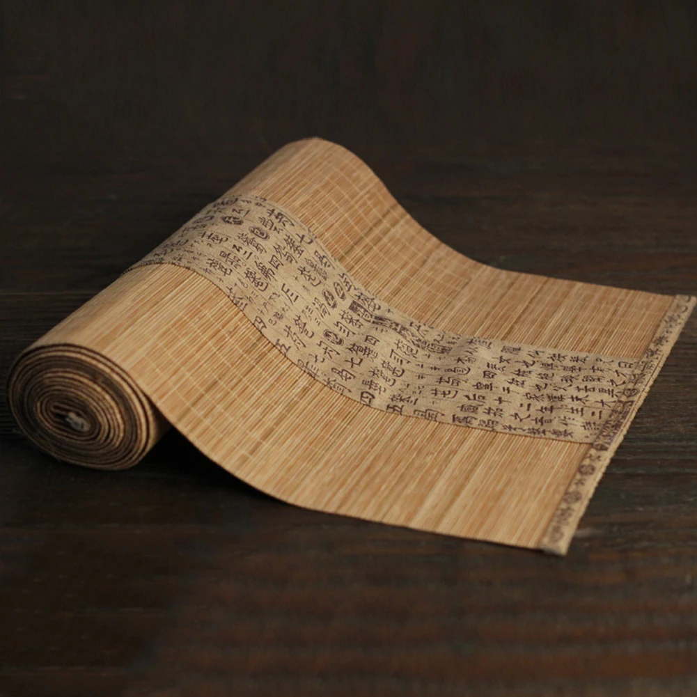 Japanese Bamboo Mats Table Runners Curtains Table Cover Kung Fu Tea Mat Home Decor Coffee Tablecloth