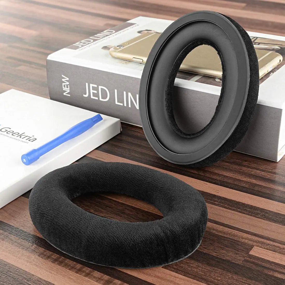 Almohadillas de repuesto para auriculares Sennheiser HD515, HD555, HD595, HD518, almohadillas para los oídos/protectores para los oídos/reparación