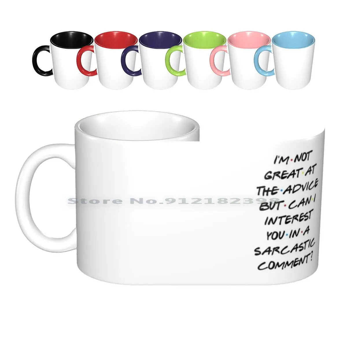 Can I Interest You In A Sarcastic Comment ? Ceramic Mugs Coffee Cups Milk Tea Mug Friends Friends Sitcom Friends Quotes