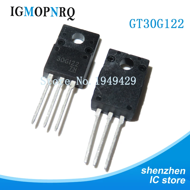 10PCS GT30F124 TO-220F 30F124 GT30F123 30F123 GT30F125 GT30F126 GT30J124 30J124 GT30J127 30J127 GT45F122 GT30G124 GT30G122