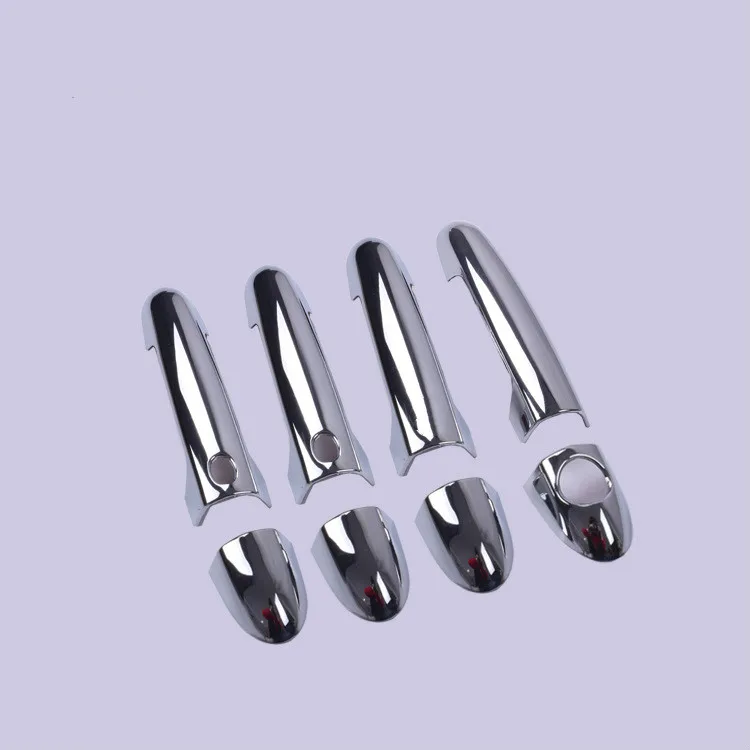 For Kia Rio 2012 2013 2014 2015 2016 All New Pride New Chrome Car Door Handle Cover Trim Sticker Overlay