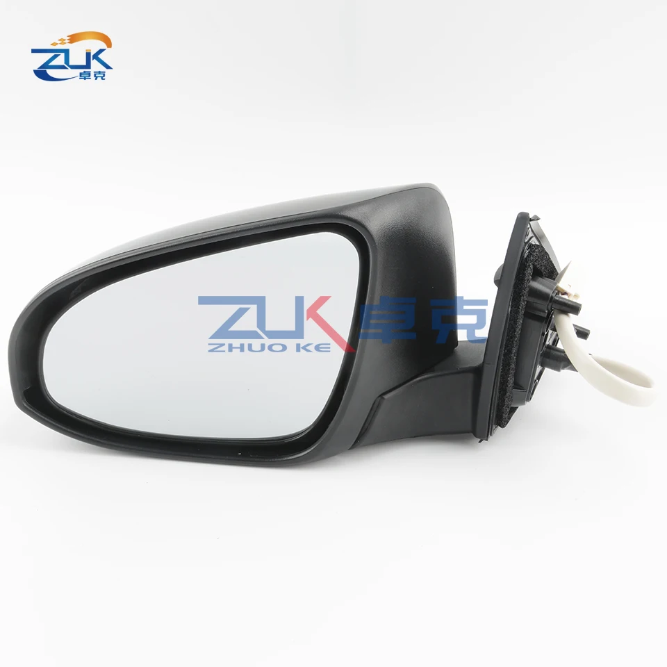 ZUK Car Exterior Rearview Door Mirror Assembly For TOYOTA CAMRY AURION 2012-2017 With Heating Electric Folding Turn Signal