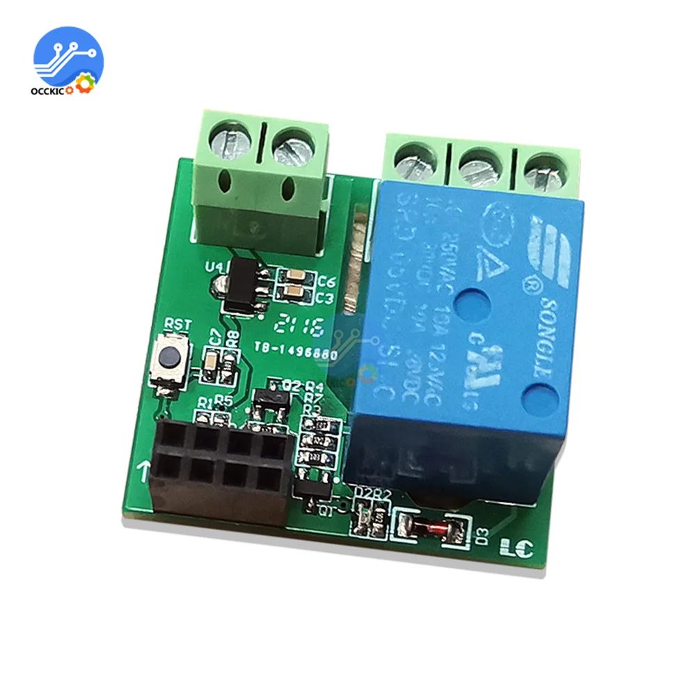 DC5V ESP8266 ESP-01/01S WIFI Relay Module Independent Backplane Relay Module IoT Smart Home Remote Control Relay Module