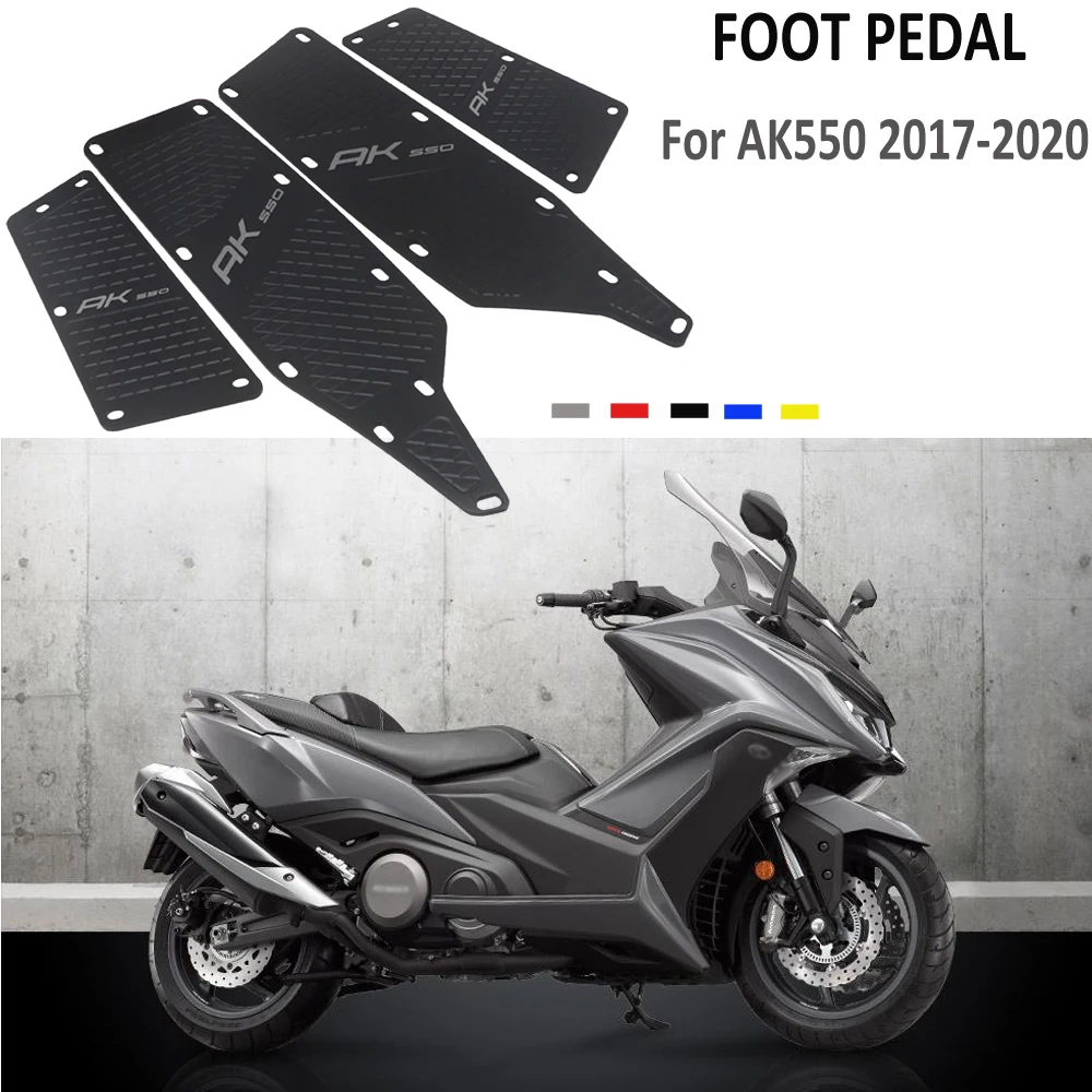 

NEW Motorcycle Floorboards Foot Pegs Pedal Front and Rear Footrest Footboard Step For KYMCO AK550 KYMCO AK 550 2017-2020