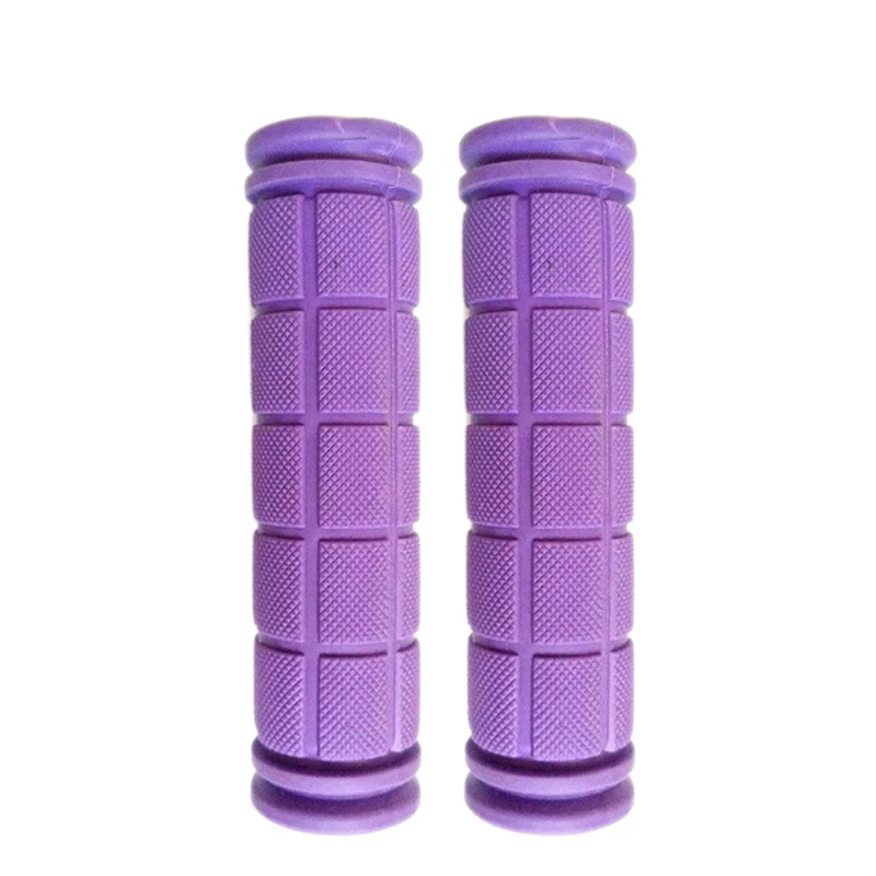 1 Pair Durable Bicycle Grips Anti-slip Soft Rubber Handlebar Cover with High Flexibility for Mountain Road Bike Parts