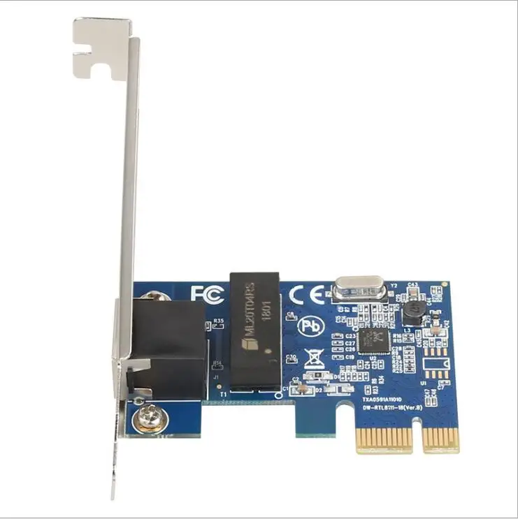 Сетевая карта PCI Express, 1000 Мбит/с, Gigabit Ethernet 10/100/1000M, RJ-45 LAN адаптер, конвертер, сетевой контроллер, новинка