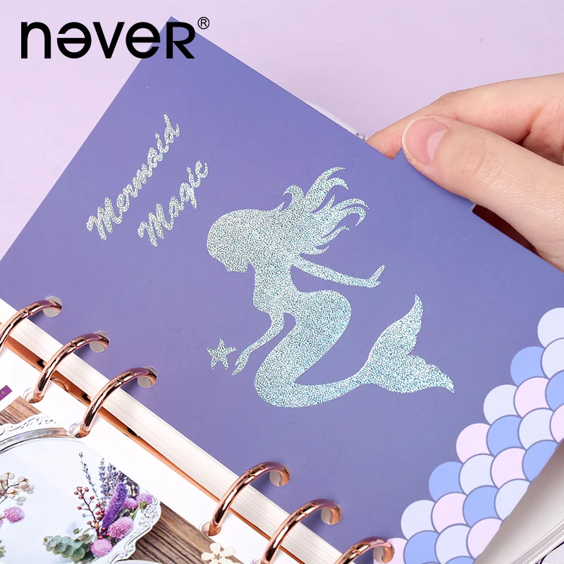 Never A6per Notebooks Index Pages Loose Leaf Binder Refill Dividers Cute Agenda 6 Holes Seperators Budget Planner Accessories