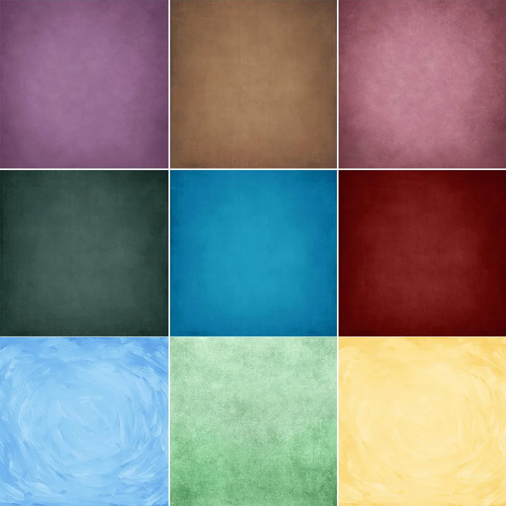 Solid Color Children Portrait Backdrop Abstract Texture Photography Adult Newborn Birthday Background Retro Baby Art Studio Prop