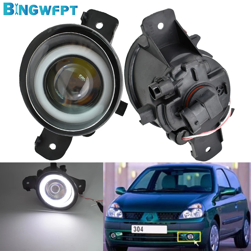 

1Pair Car LED Bulb Fog Light Fog Lamp Daytime Running Light 12V For Renault Clio 2 BB012_, CB012 Hatchback 1998-2004