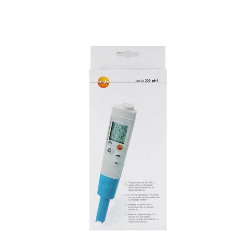 Imagem -02 - Testo Profissional 206-ph1 Teste Medidor de Temperatura ph Testador Digital Dispositivo de Medição para Líquidos Água Aquário Tanque Peixes